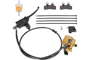 Kit d'étrier de maître-cylindre de frein avant à disque hydraulique avec plaquettes de frein pour 50cc 70cc 90cc 110cc 125cc SSR Taotao Coolster SDG Pitster Pro DHZ Chinese Mini Pit Dirt Bike