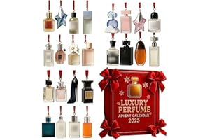 DITU Luxus Parfüm Adventskalender 2025 Parfum, 24 Tage Parfüm Display Geschenkset, Adventskalender Männer für Frauen & Männer - Premium Holiday Countdown Geschenke Set (1)