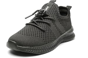 AZSDXS Boy’s Trainers Slip-On Kids Girls Trainers Outdoor Sports Kids Trainners Velcro Running Tennis Shoes Non Slip Athletic Shoes PE Trainers