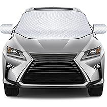 Auto Windschutzscheiben Abdeckung Magnetisch - Frostschutz 147×116cm Mit Spiegelabdeckung