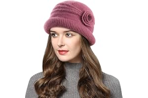 Wantonfy Czapka beanie dla kobiet dwuwarstwowa polarowa linia zimowa prążkowana dzianinowe czapki beret czapka francuska czapka vintage dzianinowa pleciona szydełkowa elegancka lekka vintage ładna