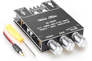 ZK-502T 50W + 50W Bluetooth 5.0 Stereo Audio Ricevitore Amplificatore Scheda con Treble e Basso Controllo 2 Canali Mini Wirel