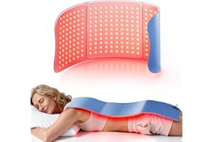 Hello Face Cinturón grande de terapia de luz roja para el cuerpo, 76 x 30 cm, con tecnología TriChip™, esterilla de luz infrarroja terapéutica, panel LED de 36W con temporizador para aliviar el dolor