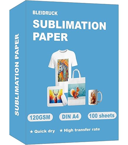 Produktbild von Drucker Für Sublimation Sublimationspapier DIN A3, 100 Blatt - Geeignet Für Sublimationsdrucker Sublimation Printer