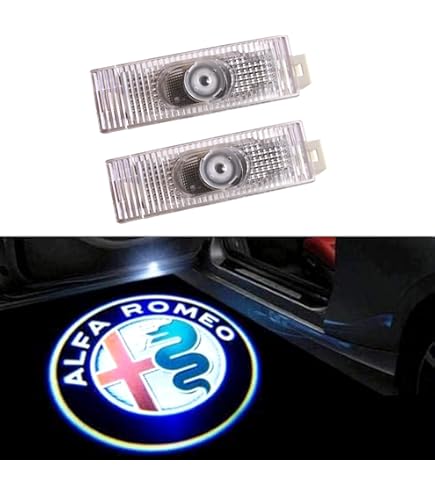 Autodeur Logo Licht Projector voor Alfa Romeo Giulietta, Welcome Light HD Car Door Lights Logo Projector, Projector Light Welcome Instapverlichting Accessoires,1PCS