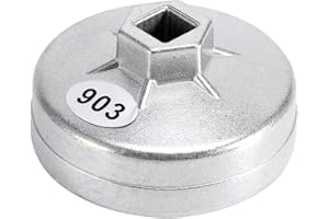 BOROCO 74 Mm 14 Ölfilterschlüssel, Nut Ölfilterschlüssel Für 2,3 L, 2,5 L Automotor Oder Andere ähnliche Typen, Auto-Ölfilterschlüssel, Steckschlüssel Entferner Werkzeug 903