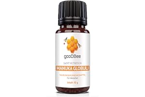 Saint Nutrition® Manuka Honig Globuli - radionisch informiert mit 400 MGO* | Methylglyoxal Gehalt von Neuseeland, Zertifiziert