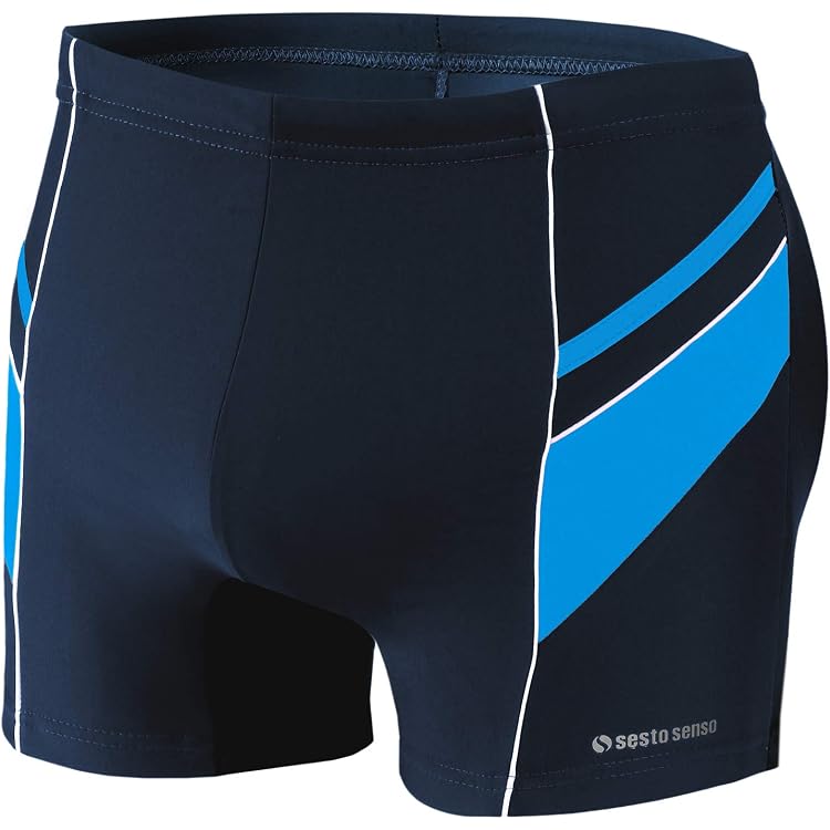 Maillot De Bain Sport Homme Résistant Au Chlore - Protection UV, Séchage Rapide, Élastique