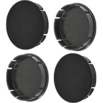 Cache Moyeu Plastique Abs WBZOWRB - 4 Cache-moyeux Universels OD 60mm ID 56mm Avec Logos Voiture - Enjoliveurs Centre De Jante Argenté