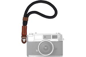 CHUERTECH Sangle pour Appareil Photo, Poignet Dragonne Fabriquée à la Main, Ceinture Coton Sangle de Poignet pour Appareils Photo Numériques Leica, Canon, Nikon, Olympus, Lumix, Sony (23CM)