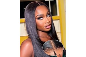 Wear and Go Glueless Wig Human Hair Wig Glueless Real Hair Wig YDDM 5x5 HD Lace 18 Inch Pre Plucked Pre Cut 180% Density Straight Human Hair Wig Glueless Lace Wig Human Hair Ready To Wear Closure Wig