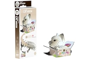 EUGY Mocha Cat 3D Craft Kit