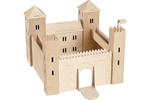 PEBARO Donau Elektronik M887 Wood Design Knight´s Castel, Multi-Colour