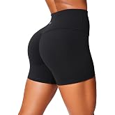 CRZ YOGA Secretsculpt Biker Shorts - 10/15cm | Push Up, Butterlift, Buttery Soft, Moderate Compression, Exercise, Pilates, Se