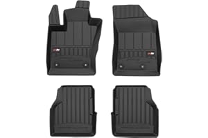 M MOTOS Tappetini in gomma per auto adatto per Jeep Compass II dal 2016 Migliorate il vostro comfort di viaggio con il tappetino antiscivolo per auto 3D.- Tappetini per auto per tutte le stagioni, pro