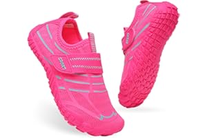 Tolaler Buty do wody dziecięce dziewczęce chłopiec, buty plażowe antypoślizgowe buty plażowe boso buty do wody szybkoschnące kapcie do noszenia na co dzień, do pływania, do pływania, uprawiania sportu