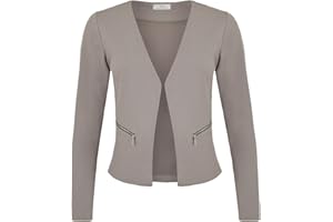DANAEST Blazer Damen Langarm Kurzblazer Jacke (382)