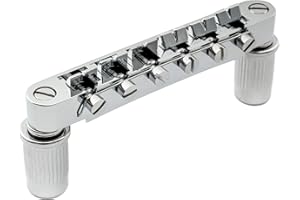Musiclily 52mm Tune-O-Matic Steg für Epiphone Les Paul SG style E-Gitarre, Chrome