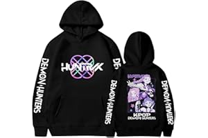 WOGOYO Kpop Dem_ons Hu_nters Style Streetwear Merch Girls' Hoodies K-Pop Demon Hunter Long Graphic Sweatshirt Kids KP_OP D-De_Mon H- Hu_nters Plain Clothes Girls Boys