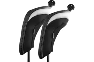 Andux Mesh Golf Hybrid Club Head Covers No. Hang Tags 2Pcs