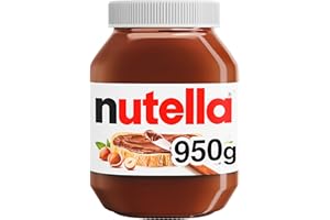 Nutella - Crema Spalmabile alle Nocciole e Cacao, Senza Glutine, Conservanti e Grassi Idrogenati, Ottimale a Colazione, Vasetto da 950 gr