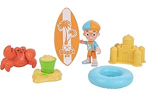 Blippi BLP0193 WONDERS BEACH DAY SET, wielokolorowy