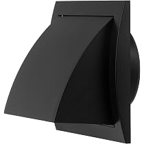 Griglia Di Ventilazione 100mm Con Lamelle Mobili E Zanzariera - Bianco, Per Interni/Esterni