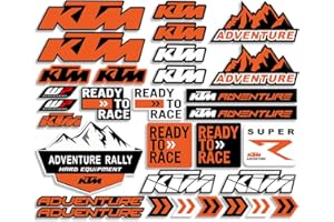 JAZWIND Pegatinas de Motocicleta, Pegatinas Reflectantes de Vinilo, Motorcycle Pegatinas Decals para KTM 390 790 890 990 1190 Adventure 1290 Super Listo para Correr (FG-KTMX09)