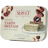 Servet Rafine Şeker İlavesiz Kakaolu Taze Tahin Helvası 200 Gr