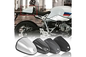 TaTonCycle Section Arrière de Moto Bien Rangée Coffre de Rangement Boîte de Capot de Siège Arrière Couvercle de Bras Oscillant Carénage pour B-MW R Nine T RNINET R 9 T R9T 2014-2023 (Noir)