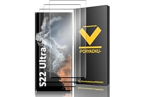 HOMEMO 3 Stück Für Samsung Galaxy S22 Ultra Panzer Schutz Glas Folie, 9H Härte, Fingerabdruck kompatibel, HD Clear Displayschutz Panzerfolie für Samsung S22 Ultra 5G