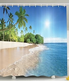 Download Blauer strand themed badezimmer For Free