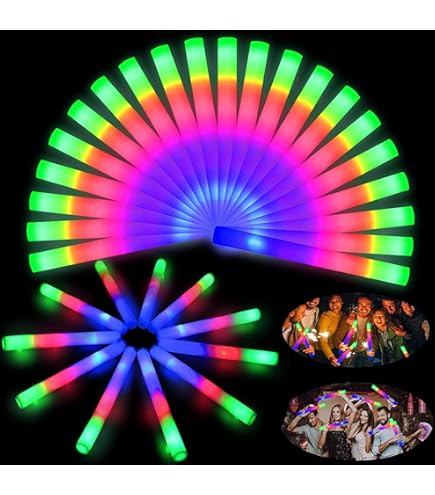 50 Bastoncini Luminosi LED Multicolore - 3 Modalità Lampeggio, Per Feste, Matrimoni, Compleanni, Eventi - Foto 8