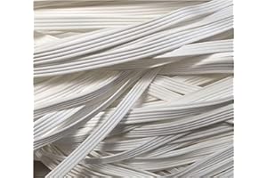 UYEOCO Matériau De RéParation En Rotin Tressé En Plastique - 8mm*65m Matériel De Réparation De Rotin Synthétique Plat Dégradé De Café Brun Kit, Pour Meubles De Jardin, Terrasse, Meubles En Osier Durable