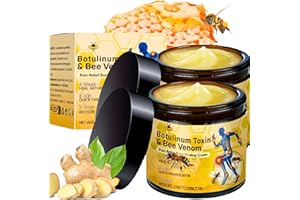 IZBEAUVO 2PCS Botulinum Toxin & Bee Venom Pain-Relief Bone HealingCream, Bee Venom Cream For Arth - Ritis, Natural Joint Relief Cream For Muscle & Joint Recovery, Bee Venom For Neck,Waist,Back Hand Feet & Leg