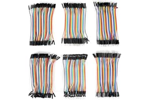 Jumper Wires,Yakomon 240pcs Dupont Wire Breadboard Jumper Wires Female to Female/Male to Female/Male to Male,Multicolored Jumper Cables Kit for DIY (6 * 10cm MF/MM/FF)
