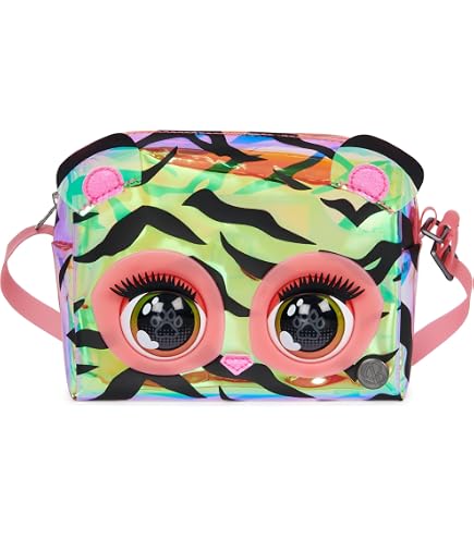 Purse Pets, Print Perfect Hoot Couture - Jouet interactif pour Animal Domestique et Sac à Main avec Plus de 30 Sons et réactions - Jouets pour Enfants