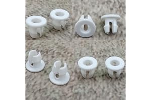 ULEIVA Ersatz Gelenkbuchse 8 Stck Weiss kompatibel mit Bremshey Dinett Gerlinol ADT Servierwagen Beistelltisch Teewagen Buchse