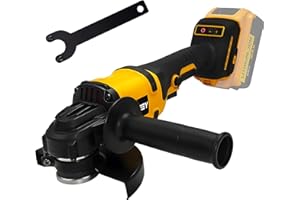 RAYLEEY Cordless Angle Grinder for DEWALT 20V MAX Battery, 4-1/2 Inch, 8500RPM Brushless Electric Angle Grinder Tool, 3 Variable Speeds Power Grinder for Cutting,Grinding,Polishing(Battery Not Included)