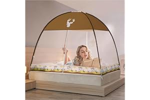 Balakaka Pop Up Mosquito Net 180x200cm, Foldable Portable Travel Mosquito Nets Easy Installation, Large Space Bedroom Bed Canopy Fine mesh for Bedroom Outdoor