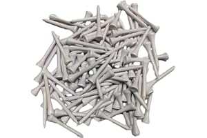 AJ Timber 100pcs Premium Bamboo Golf Tees - Strong, Eco Friendly & Sustainable