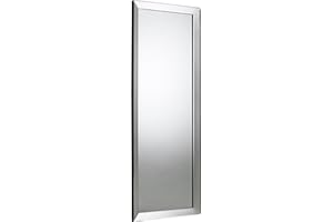 Julian Bowen Glass Soprano Lean-To-Dress Mirror - Sleek and Modern Full-Length Mirror for Any Room