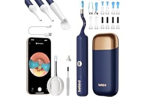 BEBIRD PRO BebirdPro - Estrattore di cerume Earsight Plus, 1920P, HD regolabile, con fotocamera, otoscopio con luce, pulitore per le orecchie con scatola portatile per adulti, bambini, iOS, Android