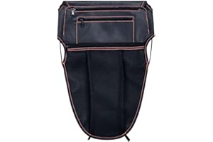 DICKLY Borsa portaoggetti impermeabile per scooter e motociclette, sacca sottosella antipolvere, accessori per motociclette, compatibile con modelli elettrici, nero