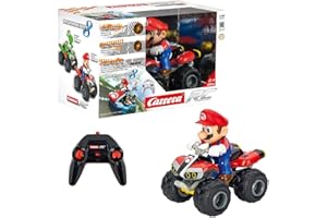 Carrera- 2,4GHz Kart, Mario-Quad Juguete con Control Remoto, Multicolor (Stadlbauer 200996)