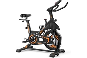 Kitopa Exercise Bike, Magnetic Resistance Stationary Exercise Bikes for Home Use, Quiet Fitness Cardio Workout Spin Bike for Home Training