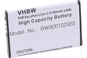 vhbw Batterie Remplacement pour Swissvoice C0487, 20405928, SV20405855, SV-29, 043048 pour téléphone Fixe sans Fil (600mAh, 3,7V, Li-ION)