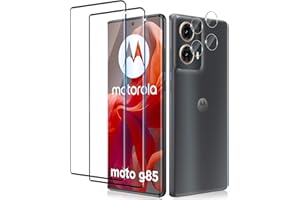 Liilaa Ochraniacz ekranu do Motorola Moto G85 5G, 2 sztuki ze szkła hartowanego i 2 szt. osłona obiektywu aparatu, ochrona przed zarysowaniem twardość 9H szkło hartowane