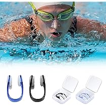 4 Clip Per Naso Da Nuoto - In Silicone Morbido - Con Scatola Portaoggetti - Per Adulti E Bambini - Foto 8