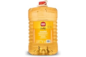 CAPRICHO ANDALUZ Aceite de Girasol Refinado de Semillas Artesol PET de 7,5L– Especial para Freír debido a su Alta Resistencia al Calor se Cocina de forma Limpia y Ligera, sin Sabores Indeseados.